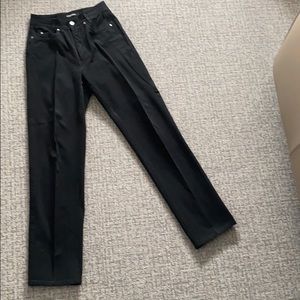 Cambio Jeans Black High-Waisted Straight Leg, 6